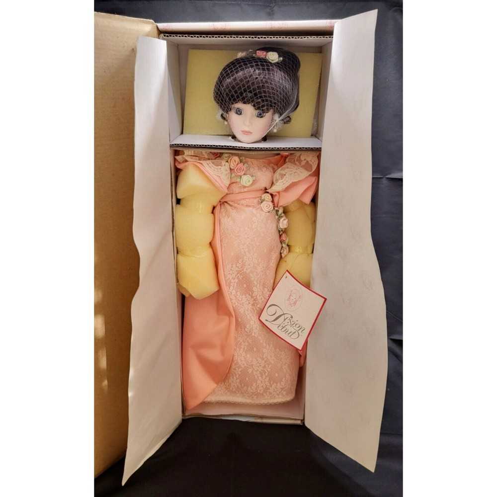 Annabel Design Debut Limited Edition Porcelain Doll in Open Box with COA 18"